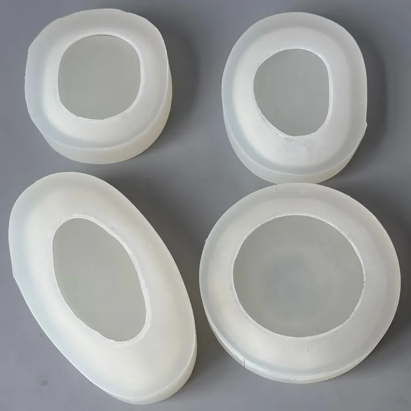 Moule plateau bijou irrégulier pour ciment et gypse