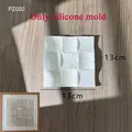 Moule plateau bijou pour plâtre et exposition – Couleur Gris clair (A)
