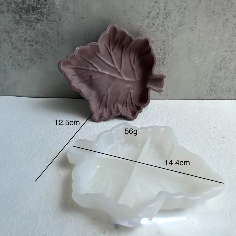 Moule plateau chanvre pour bijoux et béton