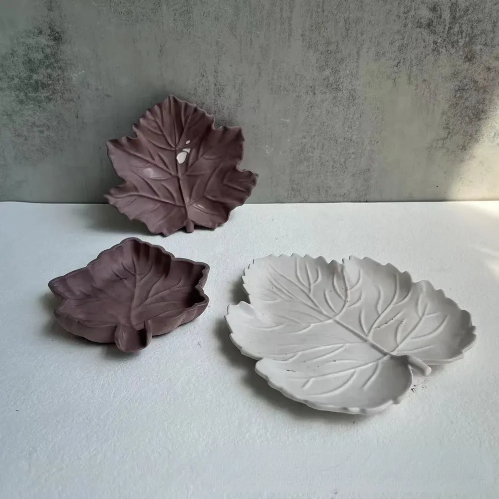 Moule plateau chanvre pour bijoux et béton