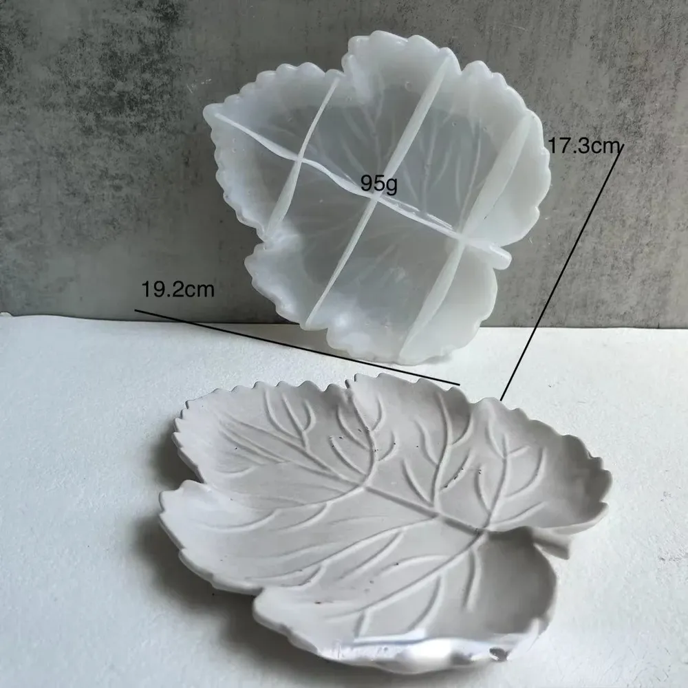 Moule plateau chanvre pour bijoux et béton