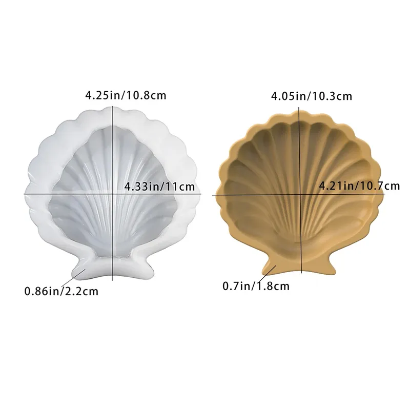 Moule plateau coquillage pour résine époxy et plâtre