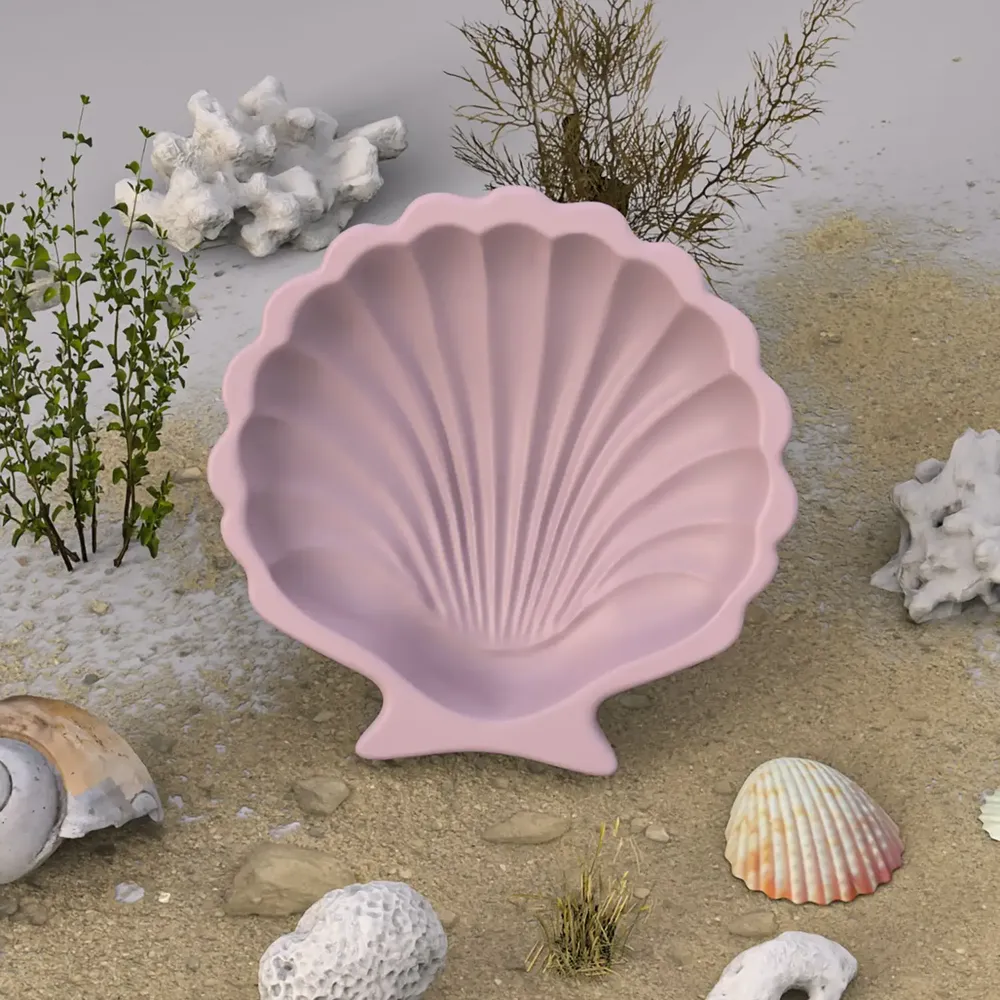 Moule plateau coquillage pour résine époxy et plâtre