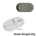 Moule plateau fleur pour béton et résine – Couleur Gris clair (01)