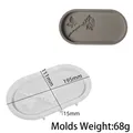 Moule plateau fleur pour béton et résine – Couleur kaki foncé (04)