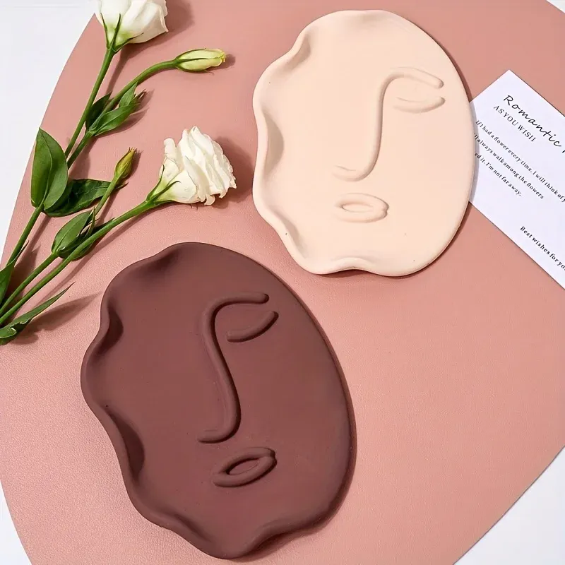 Moule plateau forme irrégulière pour résine et plâtre