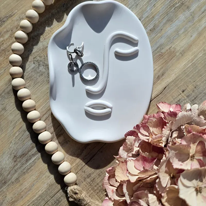 Moule plateau forme irrégulière pour résine et plâtre