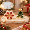 Moule plateau Noël sapin flocon pour plâtre – 4