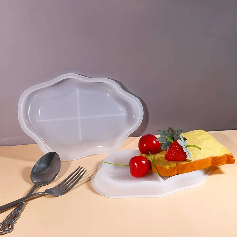 Moule plateau nuage pour bijoux et résine