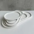 Moule plateau ovale pour béton et résine – 1