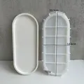 Moule plateau ovale pour béton et résine – Color mold A
