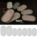 Moule plateau ovale rose papillon pour résine – 1