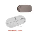 Moule plateau ovale rose papillon pour résine – Couleur mold 07