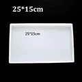 Moule plateau rectangulaire pour résine cristal – Couleur 25x15cm