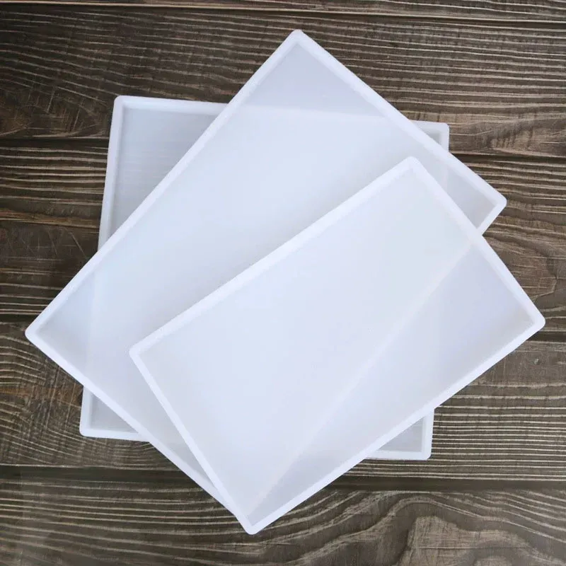 Moule plateau rectangulaire pour résine cristal