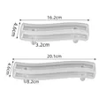 Moule plateau résine époxy silicone pour décoration et artisanat – Couleur 2Pcs Handle Mold
