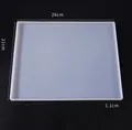Moule plateau résine époxy silicone pour décoration et artisanat – Couleur Tray Mold08