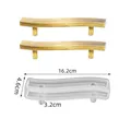 Moule plateau résine époxy silicone pour décoration et artisanat – Couleur 16cm Handle Mold
