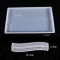 Moule plateau résine époxy silicone pour décoration et artisanat – Couleur 2Pcs Mold Set04