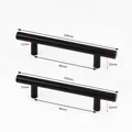 Moule plateau résine époxy silicone pour décoration et artisanat – Couleur 2Pcs Handle BK
