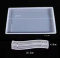 Moule plateau résine époxy silicone pour décoration et artisanat – Couleur 2Pcs Mold Set03