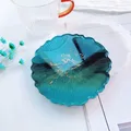 Moule plateau rond irrégulier pour résine époxy – 4