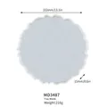 Moule plateau rond irrégulier pour résine époxy – Couleur MD3487-large mold