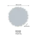 Moule plateau rond irrégulier pour résine époxy – Couleur MD3488-small mold