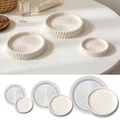 Moule plateau rond plissé pour plâtre et résine – 1