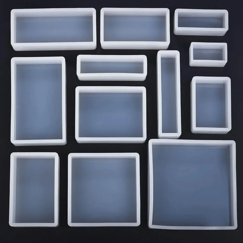 Moule résine cube cuboïde plateau rangement bijoux