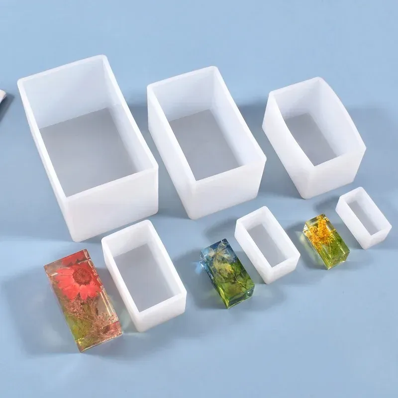 Moule résine cube cuboïde plateau rangement bijoux