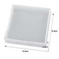 Moule résine cube cuboïde plateau rangement bijoux – Couleur Gris clair (01)