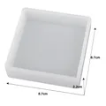 Moule résine cube cuboïde plateau rangement bijoux – Couleur GRIS FONCÉ (05)
