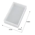 Moule résine cube cuboïde pour bijoux et plateau – Color BLANC (A1)