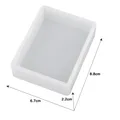 Moule résine cube cuboïde pour bijoux et plateau – Color noir (A2)