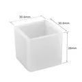 Moule résine cube cuboïde pour bijoux et plateau – Color Rose clair (C2)