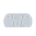 Moule résine époxy vague irrégulière pendentif fait main – 5