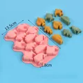 Moule silicone 12 poissons pour chocolats et bougies – Color A pink