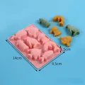 Moule silicone 12 poissons pour chocolats et bougies – Color B pink