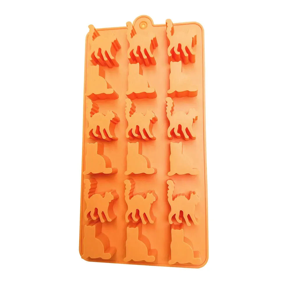 Moule silicone 15 chats pour savons et chocolats