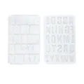 Moule silicone 26 lettres 3D pour bougie et bijoux DIY – 2