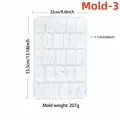 Moule silicone 26 lettres 3D pour bougie et bijoux DIY – 6