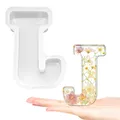 Moule silicone 26 lettres alphabet pour créations artisanales – Couleur Chocolat (J)