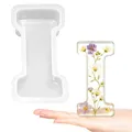 Moule silicone 26 lettres alphabet pour créations artisanales – Couleur Bourgogne (I)