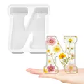 Moule silicone 26 lettres alphabet pour créations artisanales – Couleur moucheté (N)