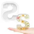 Moule silicone 26 lettres alphabet pour créations artisanales – Couleur BLANC (S)