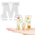 Moule silicone 26 lettres alphabet pour créations artisanales – Couleur Brun (M)
