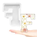 Moule silicone 26 lettres alphabet pour créations artisanales – Couleur prune (F)