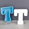 Moule silicone 26 lettres alphabet pour décoration de fête – Couleur Blanc crème (T)