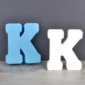 Moule silicone 26 lettres alphabet pour décoration de fête – Couleur Clair (K)